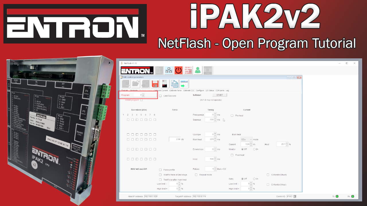 iPAK2v2 - NetFlash - Open Program Tutorial